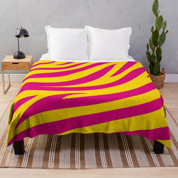 Item preview, Modern Graphic Zebra Print Pattern | Yellow & Pink designed and sold by Frohyou.