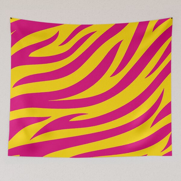Item preview, Modern Graphic Zebra Print Pattern | Yellow & Pink designed and sold by Frohyou.