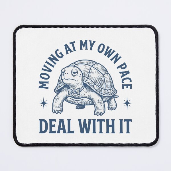 Item preview, Tortoise Vintage Engraving Own Pace designed and sold by NullSpacePrints.