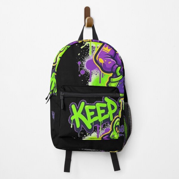 Item preview, FroggyJacck Keep Jumpin Lime Graffiti Frog Street Art.Black Edition designed and sold by FroggyJacck.