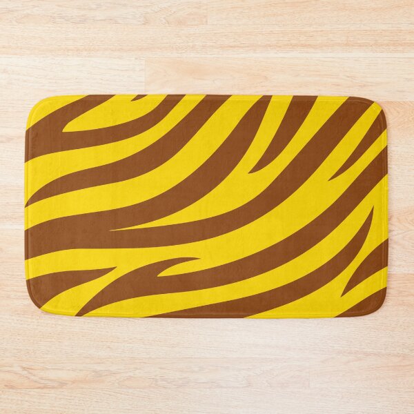 Item preview, Modern Graphic Zebra Print Pattern | Yellow & Brown designed and sold by Frohyou.