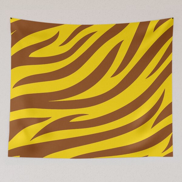 Item preview, Modern Graphic Zebra Print Pattern | Yellow & Brown designed and sold by Frohyou.