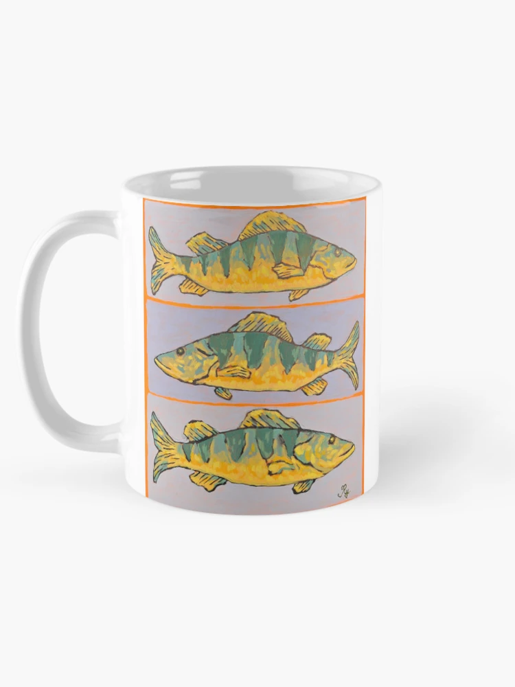 Thumbnail 5 of 6, Coffee Mug, Perch Fish designed and sold by RudyYoder.