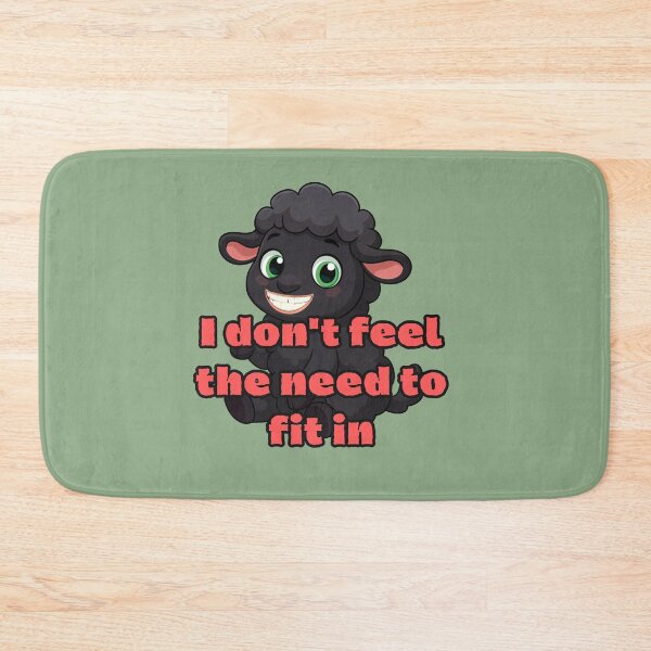 Item preview,  No Fit In Black Sheep  Digital Art  designed and sold by GoGreenlove.