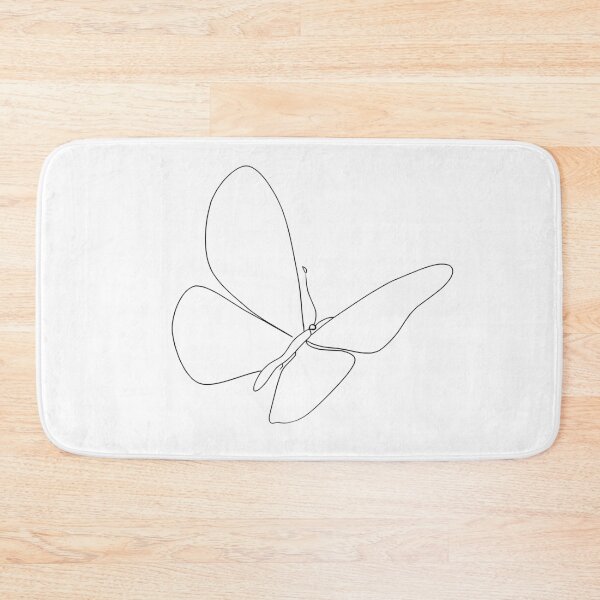 Item preview, Simple line art butterfly design designed and sold by FoxPix.