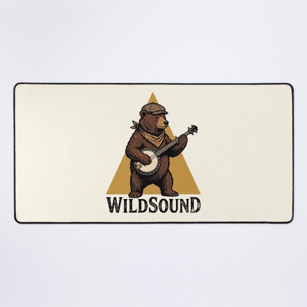 Item preview, Wildsound Banjo Playing Bear Country Folk Music Vintage designed and sold by Amir Faysal.