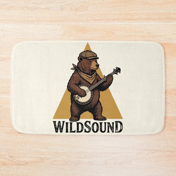 Item preview, Wildsound Banjo Playing Bear Country Folk Music Vintage designed and sold by Amir Faysal.