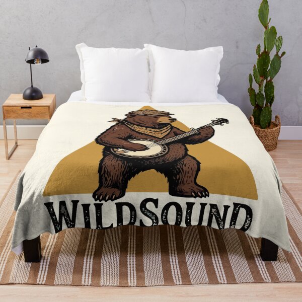 Item preview, Wildsound Banjo Playing Bear Country Folk Music Vintage designed and sold by Amir Faysal.