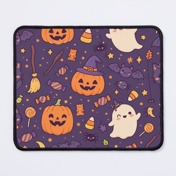 Item preview, Halloween Cute Space Astronaut Rocket Galaxy Planet Pattern designed and sold by ART ATTACK ZONE.