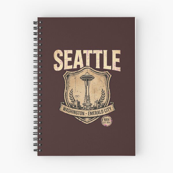 Item preview, Seattle Washington Emerald City retro plaque designed and sold by Normandy Road Heritage.