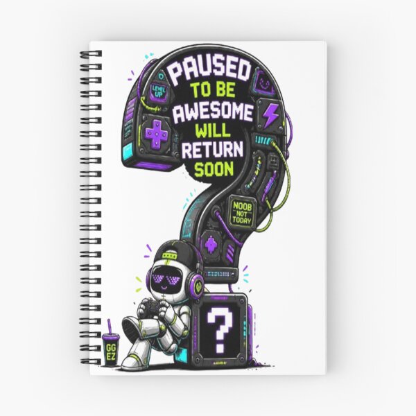 Item preview, Paused To Be Awesome Gaming Design designed and sold by StreetWave01.