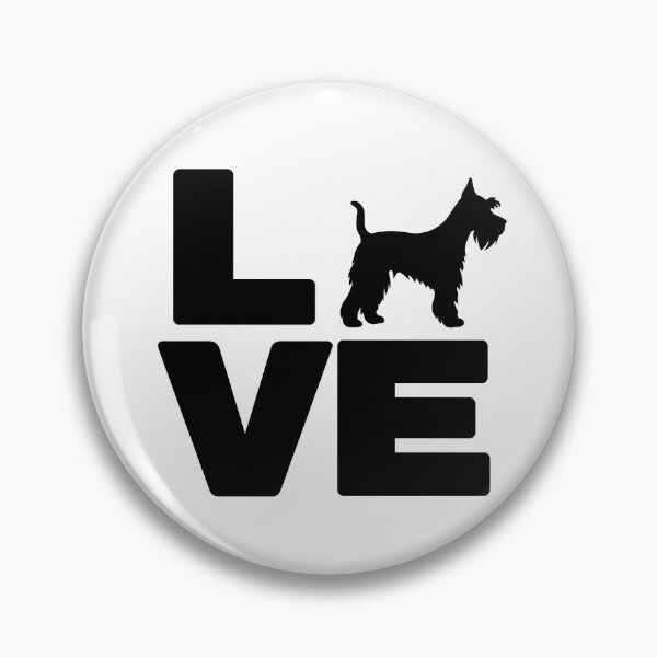 Item preview, LOVE Miniature Schnauzer Shirt – Cute Schnauzer Dog Lover Graphic Tee – Mini Schnauzer Gift designed and sold by RollForDesignCo.