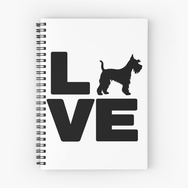 Item preview, LOVE Miniature Schnauzer Shirt – Cute Schnauzer Dog Lover Graphic Tee – Mini Schnauzer Gift designed and sold by RollForDesignCo.