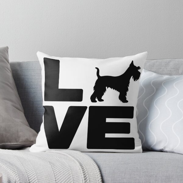 Item preview, LOVE Miniature Schnauzer Shirt – Cute Schnauzer Dog Lover Graphic Tee – Mini Schnauzer Gift designed and sold by RollForDesignCo.