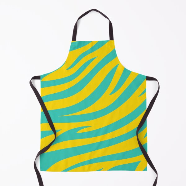 Item preview, Modern Graphic Zebra Print Pattern | Yellow & Teal designed and sold by Frohyou.