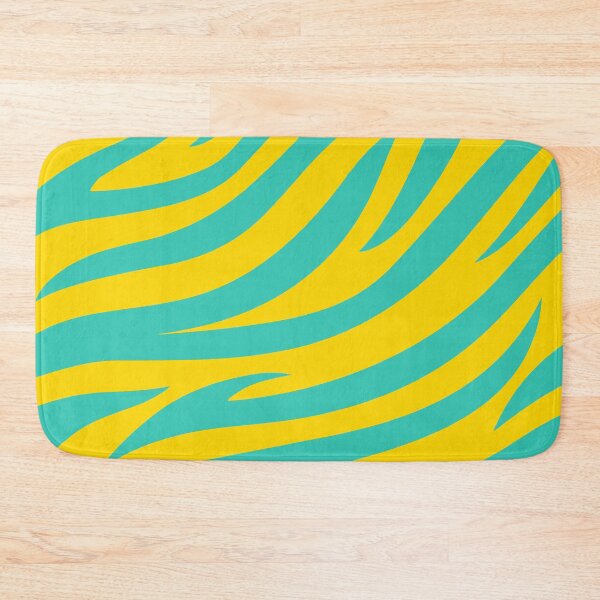 Item preview, Modern Graphic Zebra Print Pattern | Yellow & Teal designed and sold by Frohyou.