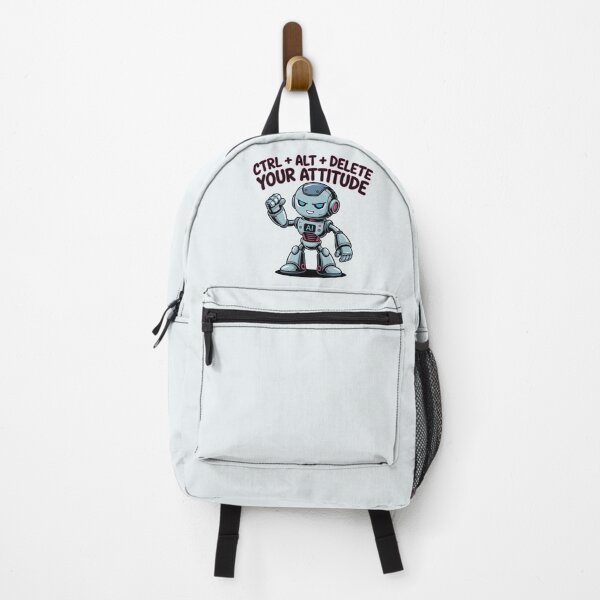 Item preview, CTRL + ALT + Delete Your Attitude – Funny AI Robot Humor designed and sold by Jollys-ArtShop.