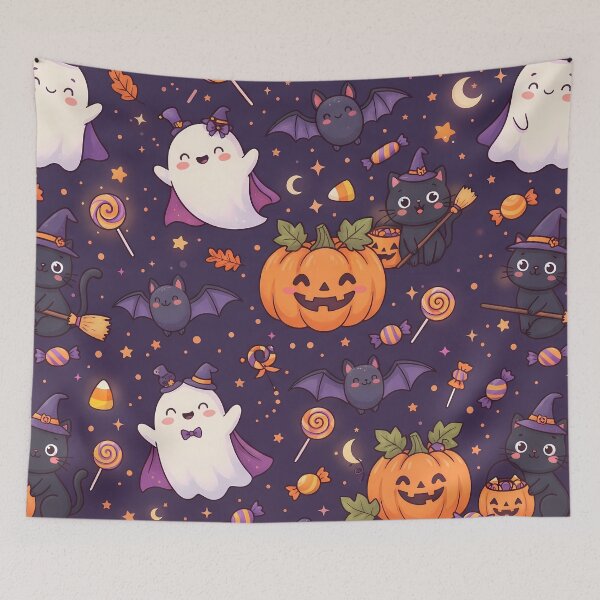 Item preview, Ghost Cute Space Astronaut Rocket Galaxy Planet Pattern designed and sold by ART ATTACK ZONE.