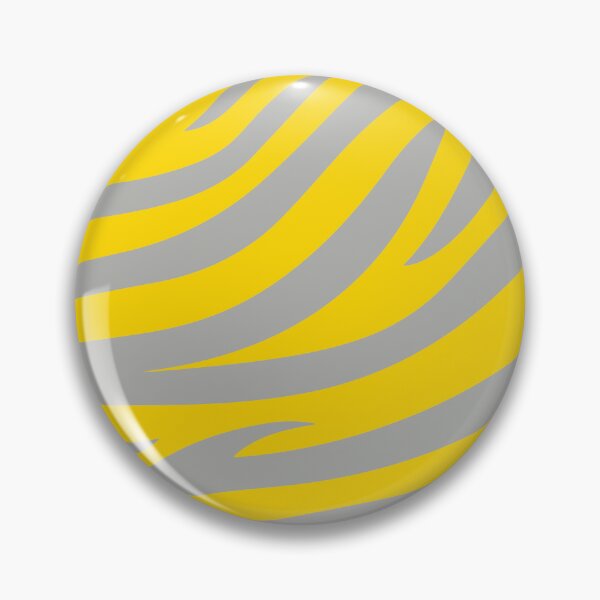 Item preview, Modern Graphic Zebra Print Pattern | Yellow & Gray designed and sold by Frohyou.