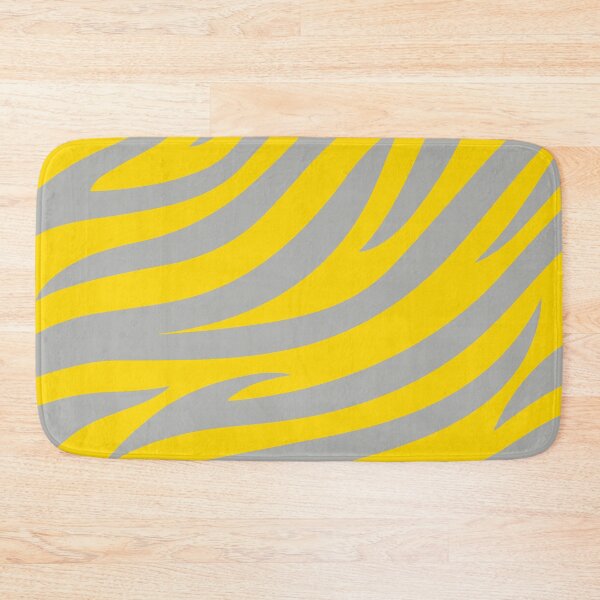 Item preview, Modern Graphic Zebra Print Pattern | Yellow & Gray designed and sold by Frohyou.