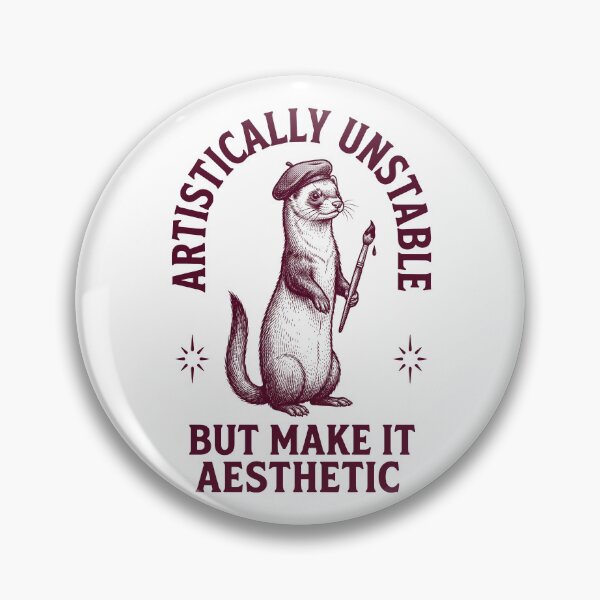 Item preview, Ferret Artist Vintage Engraving Aesthetic designed and sold by NullSpacePrints.