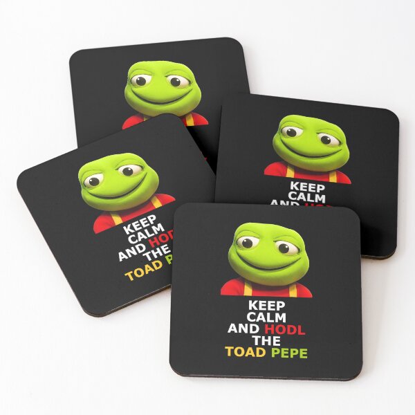 Item preview, Keep Calm And Hodl The Toad Pepe designed and sold by rachimariposa.