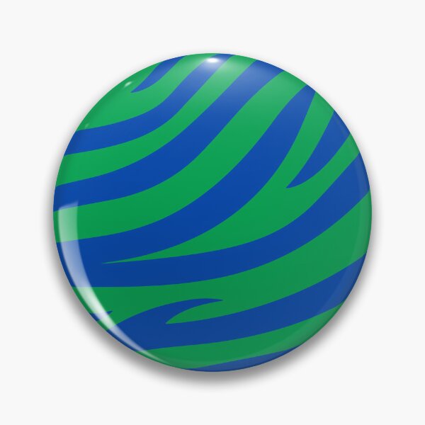 Item preview, Modern Graphic Zebra Print Pattern | Green & Blue designed and sold by Frohyou.
