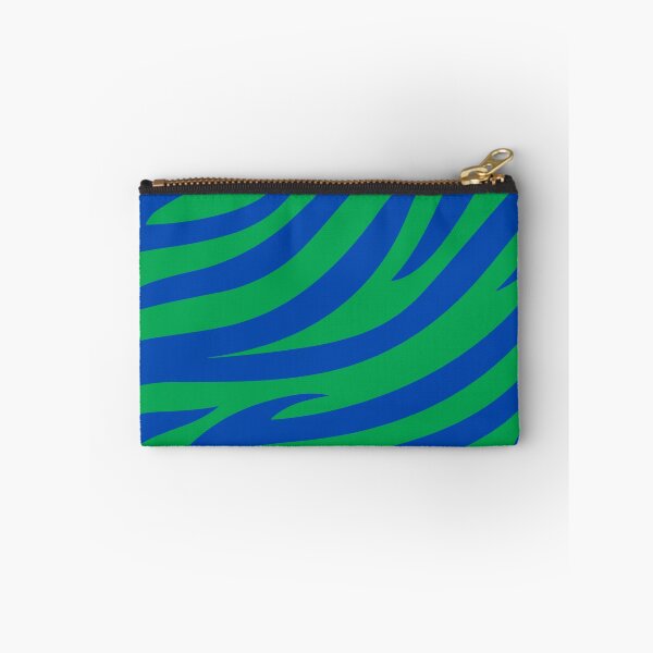 Item preview, Modern Graphic Zebra Print Pattern | Green & Blue designed and sold by Frohyou.