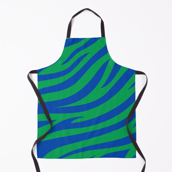 Item preview, Modern Graphic Zebra Print Pattern | Green & Blue designed and sold by Frohyou.