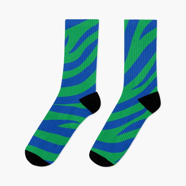Item preview, Modern Graphic Zebra Print Pattern | Green & Blue designed and sold by Frohyou.