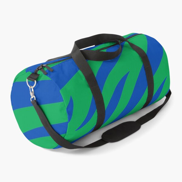 Item preview, Modern Graphic Zebra Print Pattern | Green & Blue designed and sold by Frohyou.