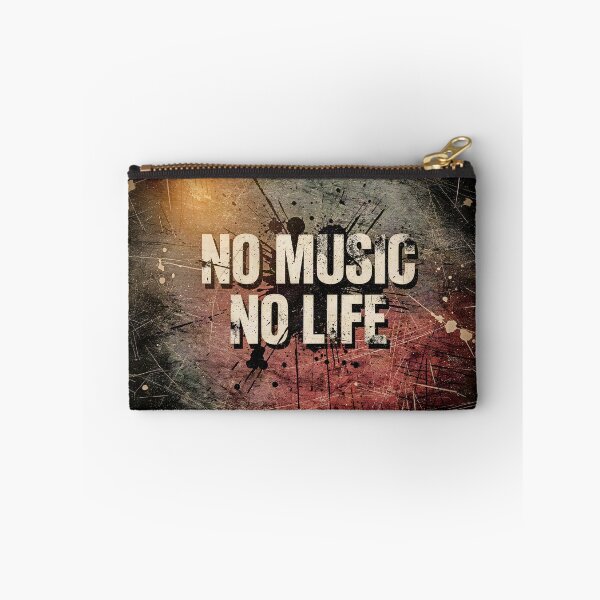 Item preview, No Music No Life, Poster With Grunge Background designed and sold by Marcu Ioachim.