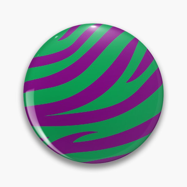 Item preview, Modern Graphic Zebra Print Pattern | Green & Purple designed and sold by Frohyou.