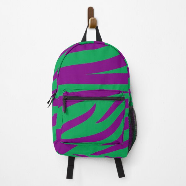 Item preview, Modern Graphic Zebra Print Pattern | Green & Purple designed and sold by Frohyou.