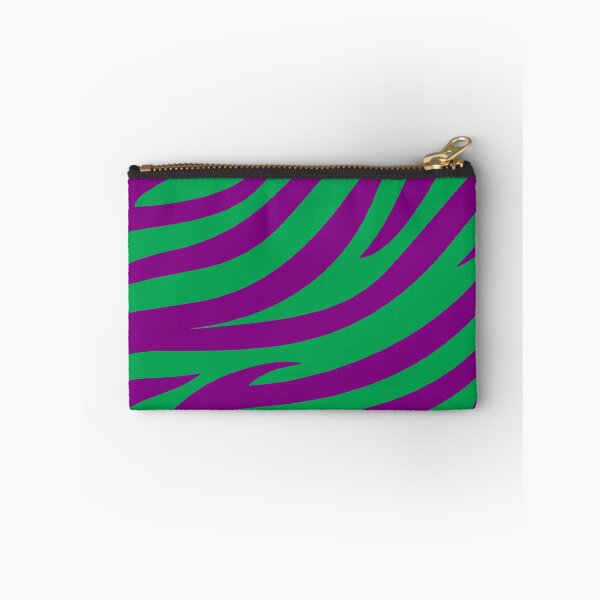 Item preview, Modern Graphic Zebra Print Pattern | Green & Purple designed and sold by Frohyou.