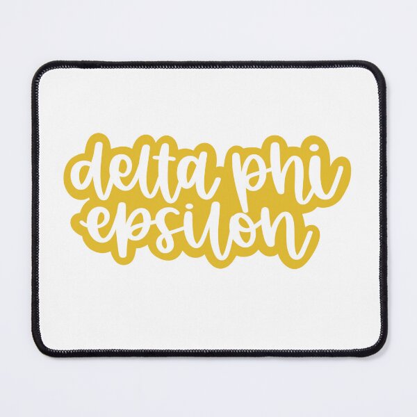 Item preview, delta phi epsilon (yellow) designed and sold by Jaina Designs.