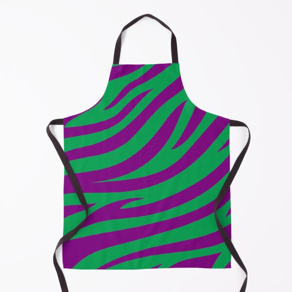 Item preview, Modern Graphic Zebra Print Pattern | Green & Purple designed and sold by Frohyou.