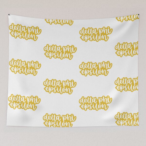 Item preview, delta phi epsilon (yellow) designed and sold by Jaina Designs.