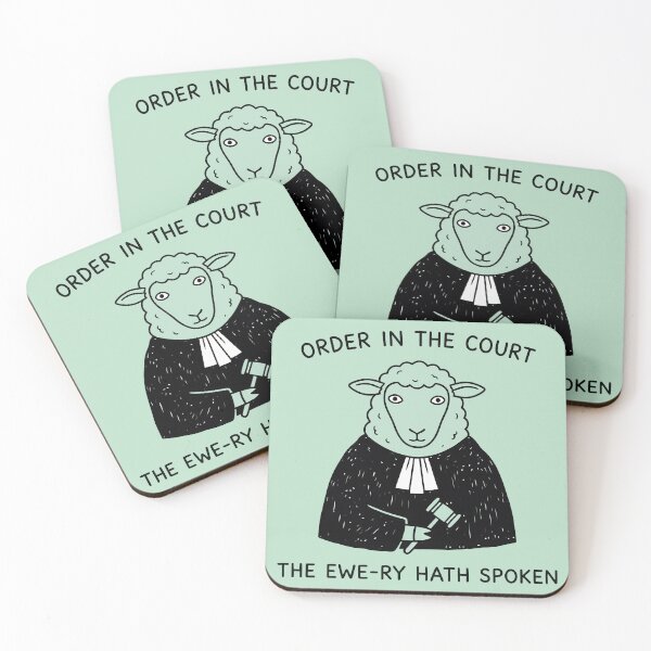 Item preview, Order In The Court The Ewe-ry Hath Spoken Judge Sheep designed and sold by Amir Faysal.
