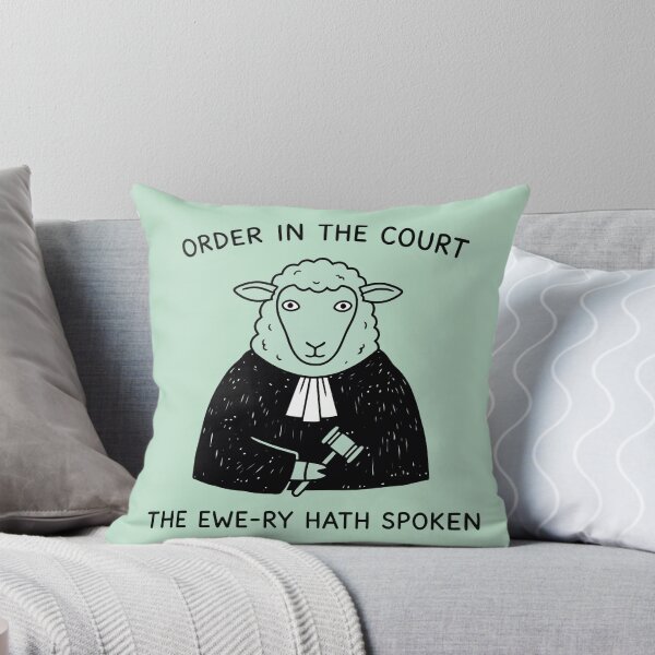 Item preview, Order In The Court The Ewe-ry Hath Spoken Judge Sheep designed and sold by Amir Faysal.