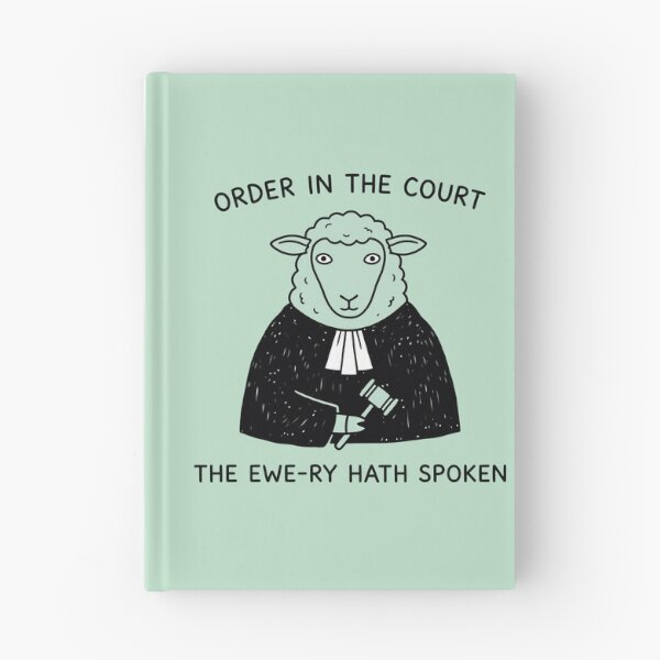 Item preview, Order In The Court The Ewe-ry Hath Spoken Judge Sheep designed and sold by Amir Faysal.