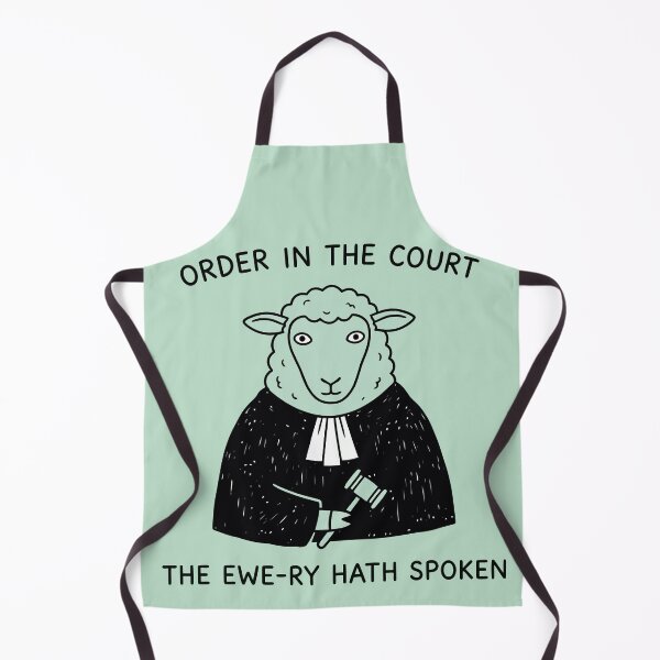 Item preview, Order In The Court The Ewe-ry Hath Spoken Judge Sheep designed and sold by Amir Faysal.