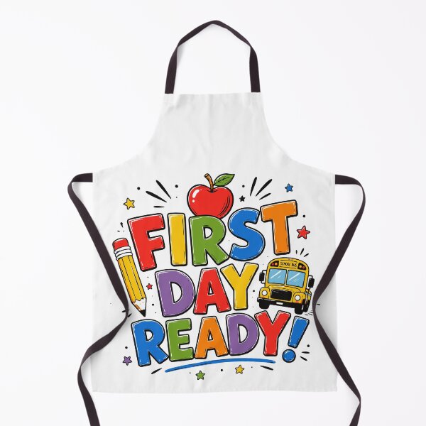 Item preview, First Day Ready Back to School T-Shirt | Colorful First Day of School Design designed and sold by Sunday.Supply.