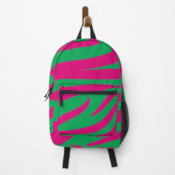 Item preview, Modern Graphic Zebra Print Pattern | Green & Pink designed and sold by Frohyou.