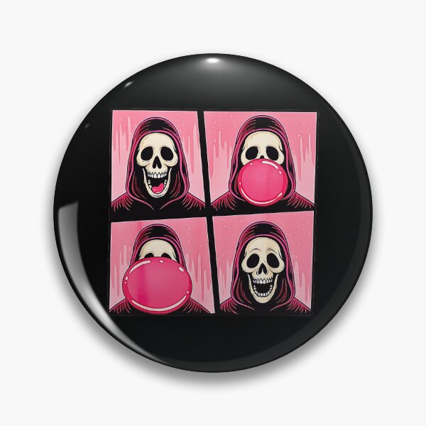 Item preview, Ghostface Bubble Gum Pop Art Horror Parody Pink Halloween Ghost designed and sold by Rahamkshop.