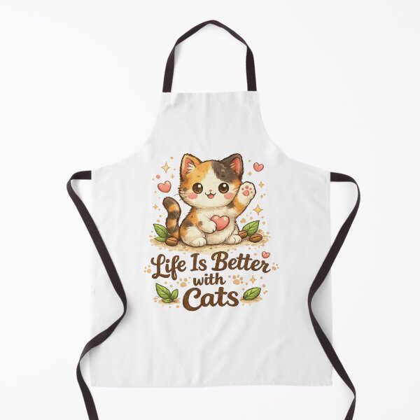 Item preview, Life Is Better with Cats | Cute Cat Lover T-Shirt designed and sold by ✨ Daily Vibe Studio ✨.