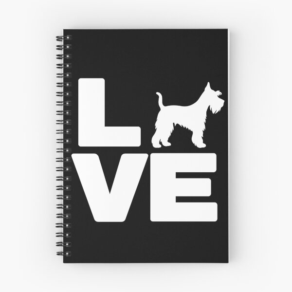 Item preview, LOVE Miniature Schnauzer Shirt – Cute Schnauzer Dog Lover Graphic Tee – Mini Schnauzer designed and sold by RollForDesignCo.