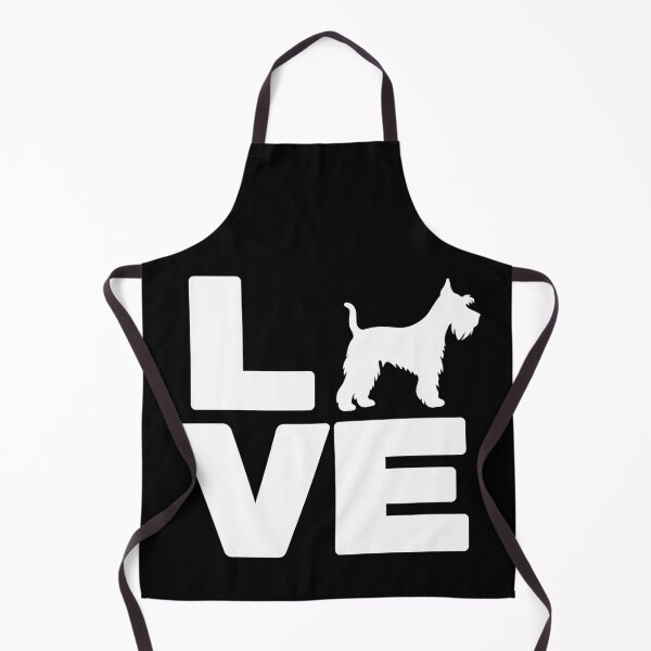 Item preview, LOVE Miniature Schnauzer Shirt – Cute Schnauzer Dog Lover Graphic Tee – Mini Schnauzer designed and sold by RollForDesignCo.