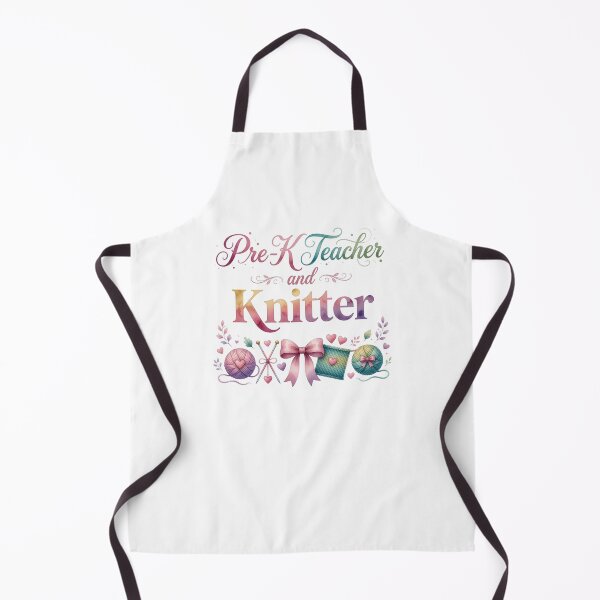 Item preview, Pre-K Teacher and Knitter designed and sold by Blanks for Crafters.