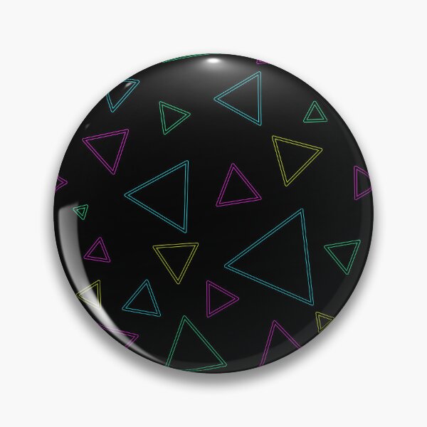 Item preview, Party neon triangle pattern designed and sold by FoxPix.